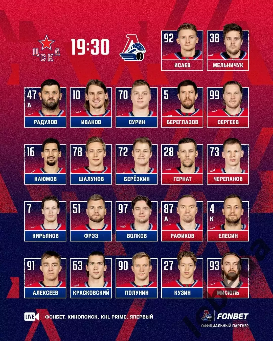 ЦСКА - Локомотив Ярославль - 2025 / 2026 год. (18.09.25.) 1