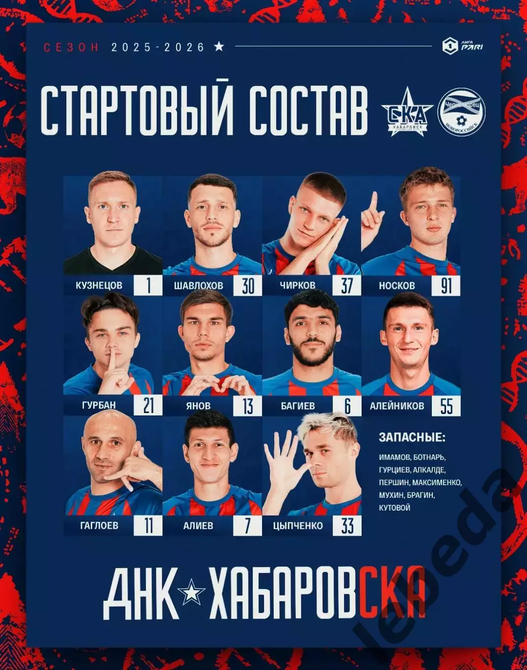 СКА Хабаровск - Черноморец Новороссийск - 2025 / 2026 год. (21.09.25.) 1