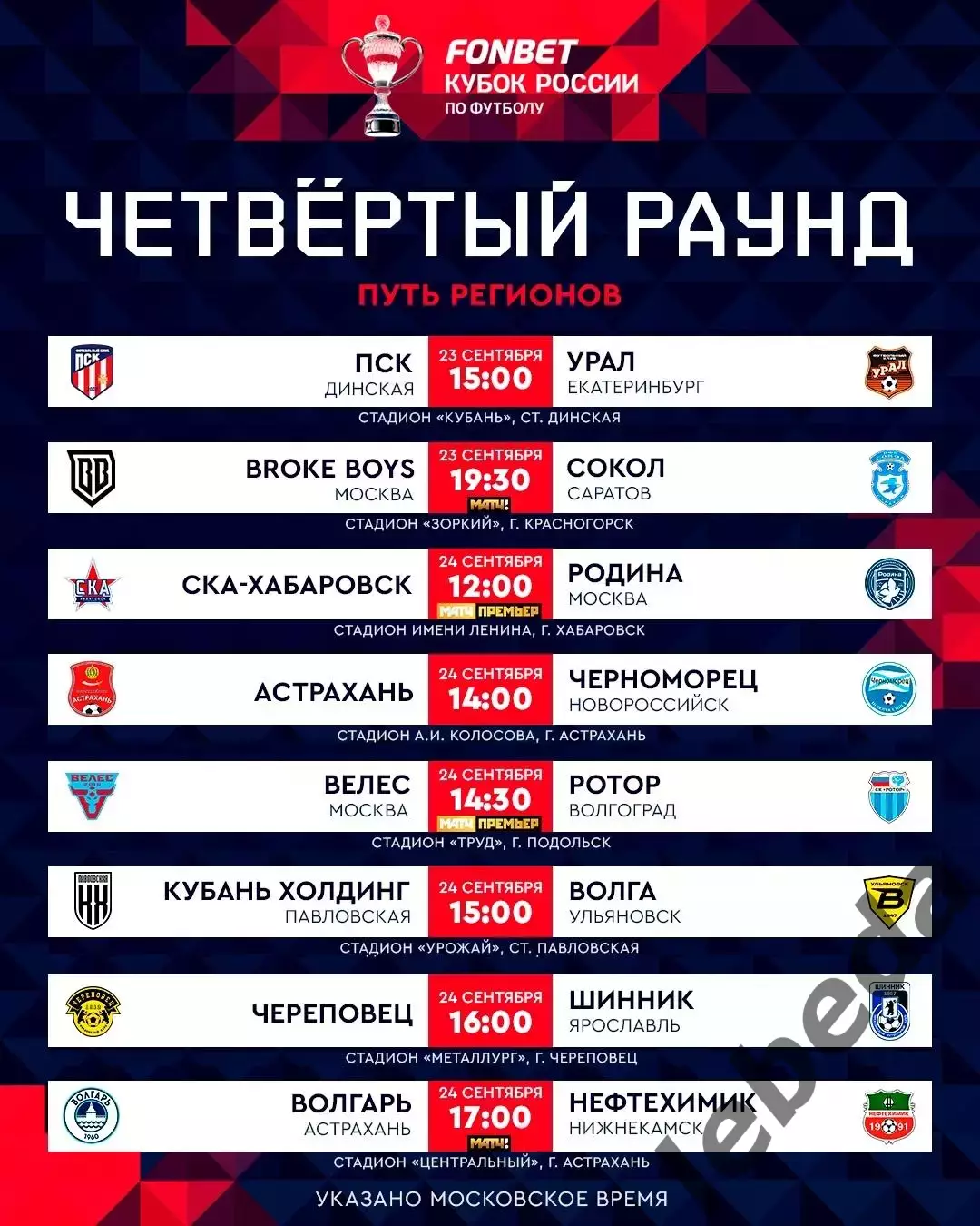 СКА Хабаровск - Родина Москва - 2025 / 2026 г. (24.09.25.) Кубок Рос 4-й раунд. 3