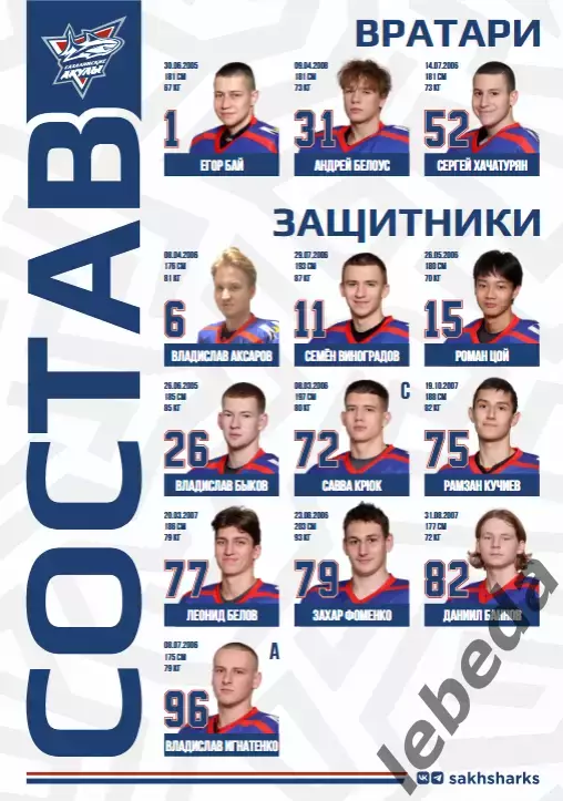 Сахалинские Акулы - Красная Армия (Москва) - 2025 / 2026 год. (20.09.25.) 2