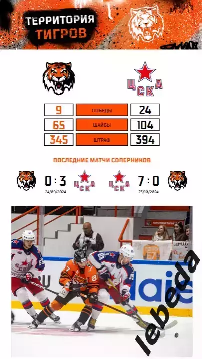 Амур Хабаровск - Динамо Москва / ЦСКА - 2025 /2026. Официальная 5