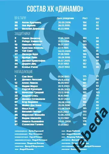 Авангард Омск - Динамо Минск - 2025-2026 г. (15.09.25.) официальная. 4