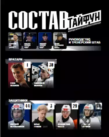 Тайфун Владивосток - МХК Спартак МАХ - 2025 / 2026. (8.10.25.)Официальная. 1