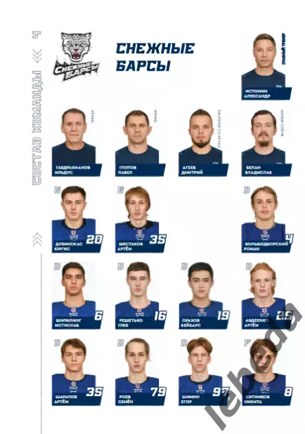 Снежные Барсы Астана - Реактор Нижнекамск - 2023 / 2024 год.официальная. 3