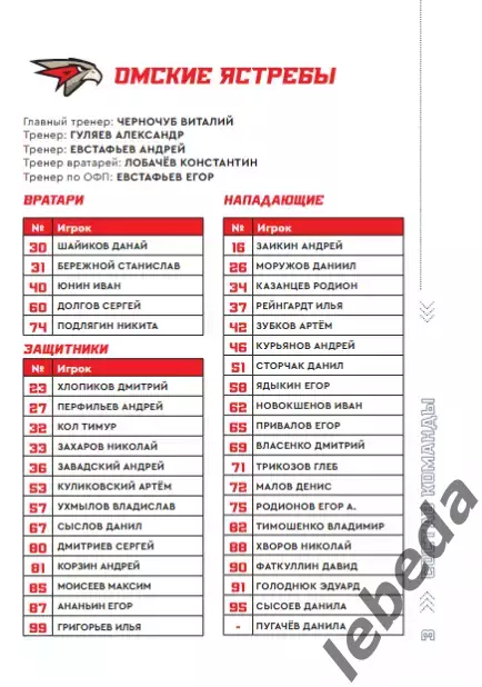 Снежные Барсы Астана - Омские Ястребы Омск - 2023 / 2024 год. официальная. 2
