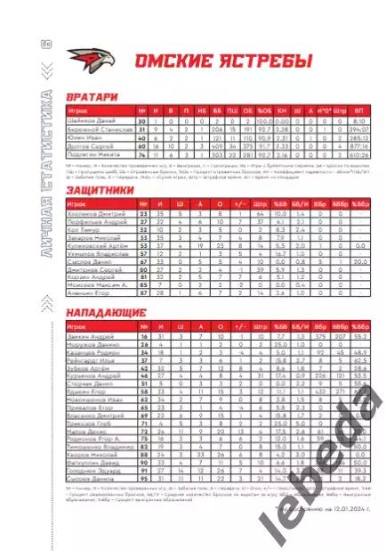 Снежные Барсы Астана - Омские Ястребы Омск - 2023 / 2024 год. официальная. 3