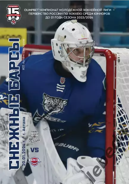 Снежные Барсы Астана - Чайка Нижний Новгород - 2023 / 2024 год. официальная.