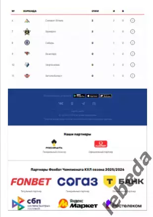 ЦСКА - Адмирал Владивосток - 2025 / 2026. (10.09.25.) Официальная. 6