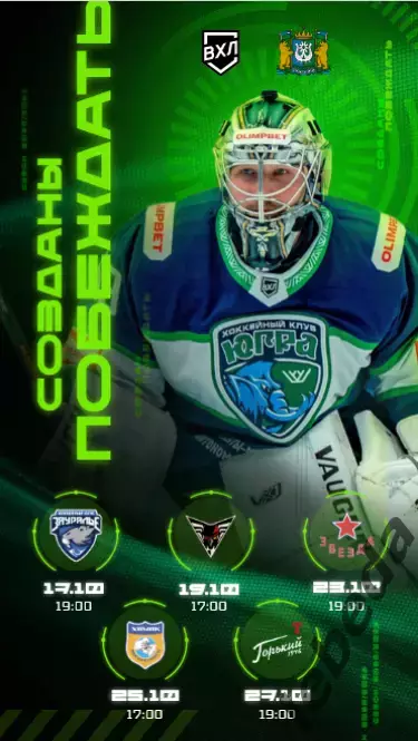 Югра - Зауралье /Омск /Звезда Москва / Химик / Горький- 2025 / 2026, официальная