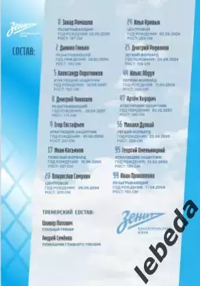 БК Динамо Уфа -Динамо Грозный / Зенит-2 Санкт-Петербург - 2025 / 2026. Официал 6