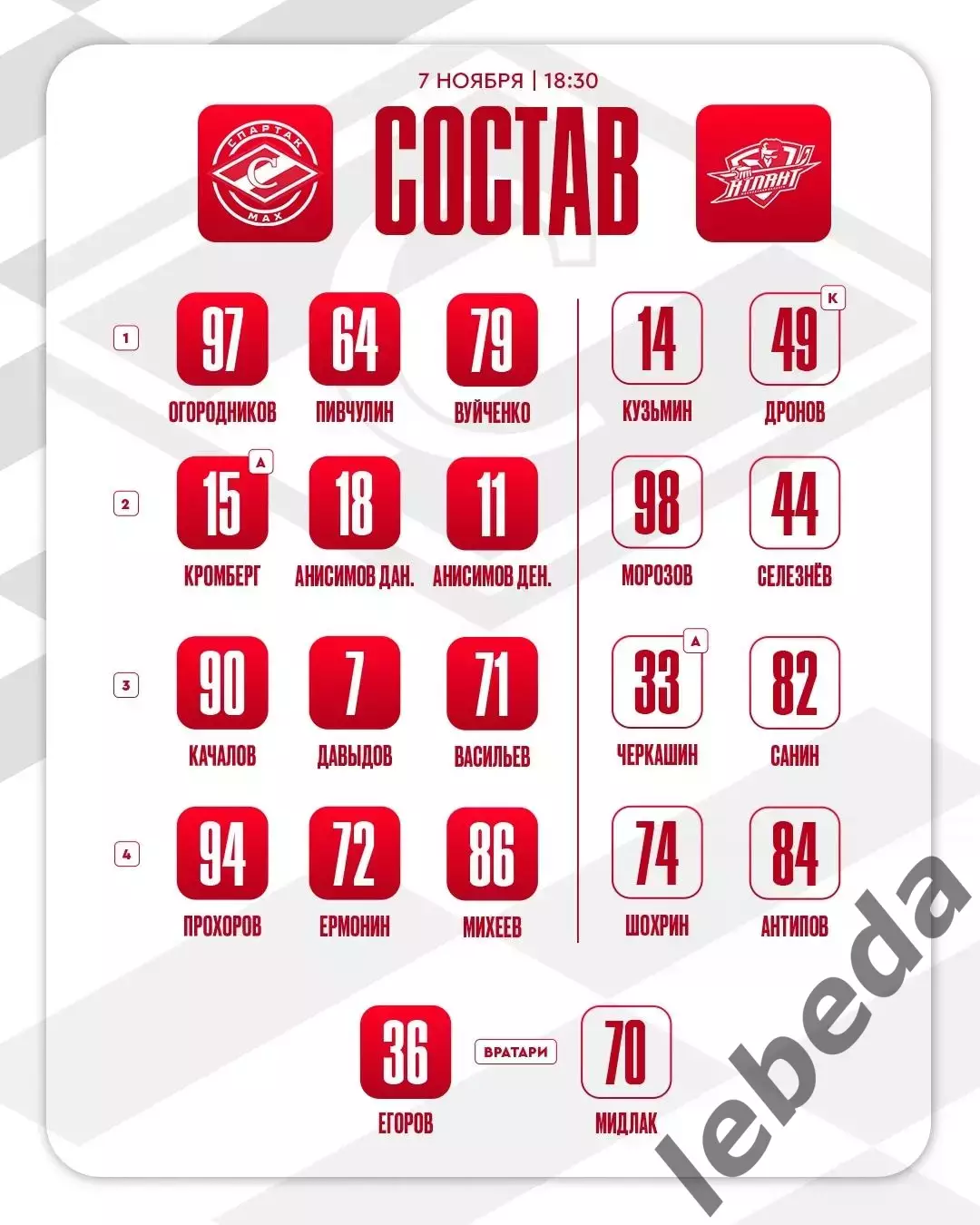 МХК Спартак МАХ Москва - Атлант Мытищи - 2025-2026 год. (7.11.25.) 1