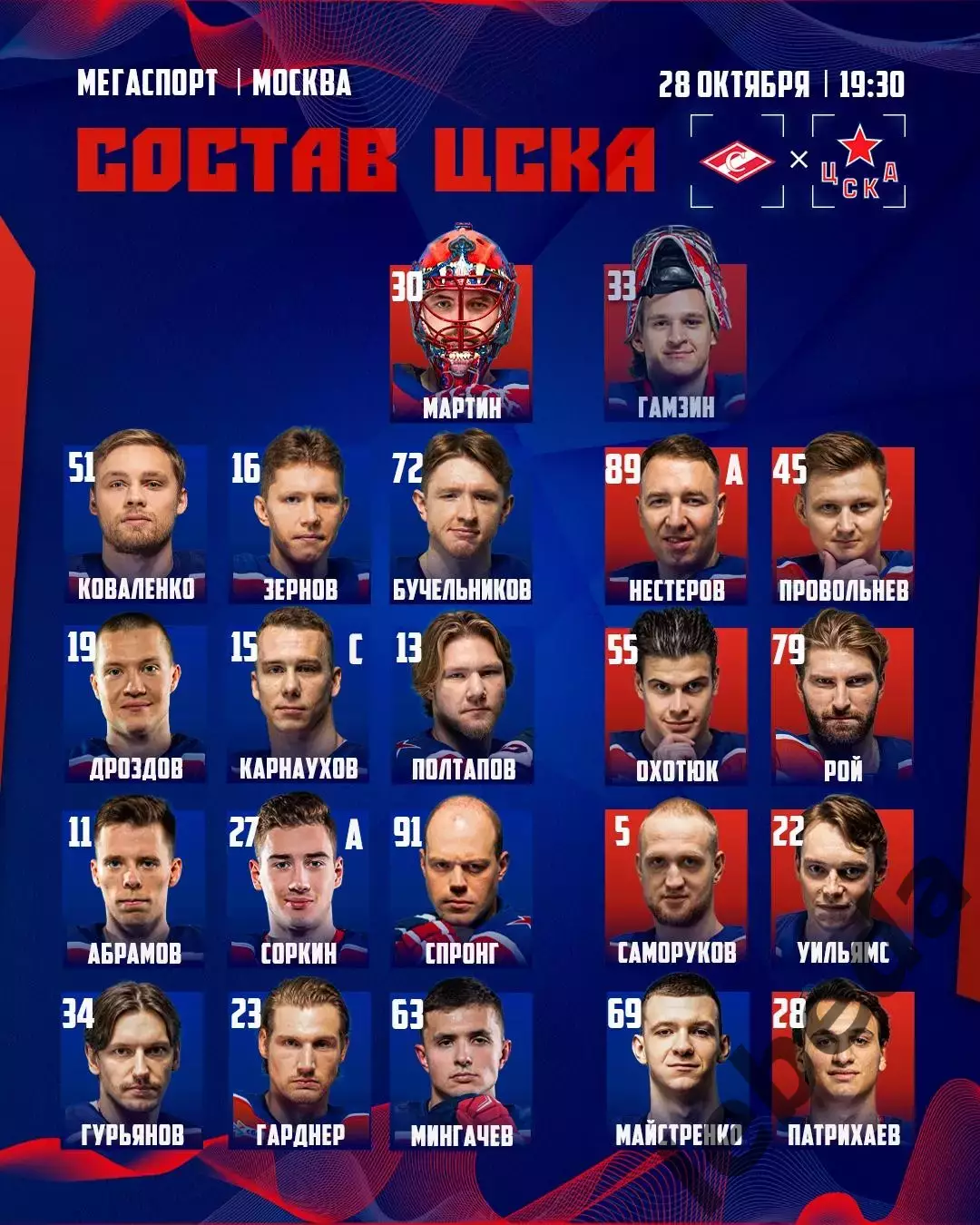 Спартак Москва - ЦСКА - 2025-2026 г. (28.10.25.) 1
