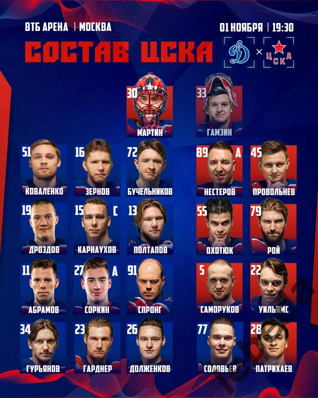 Динамо Москва - ЦСКА - 2025-2026 г. (1.11.25.) 1