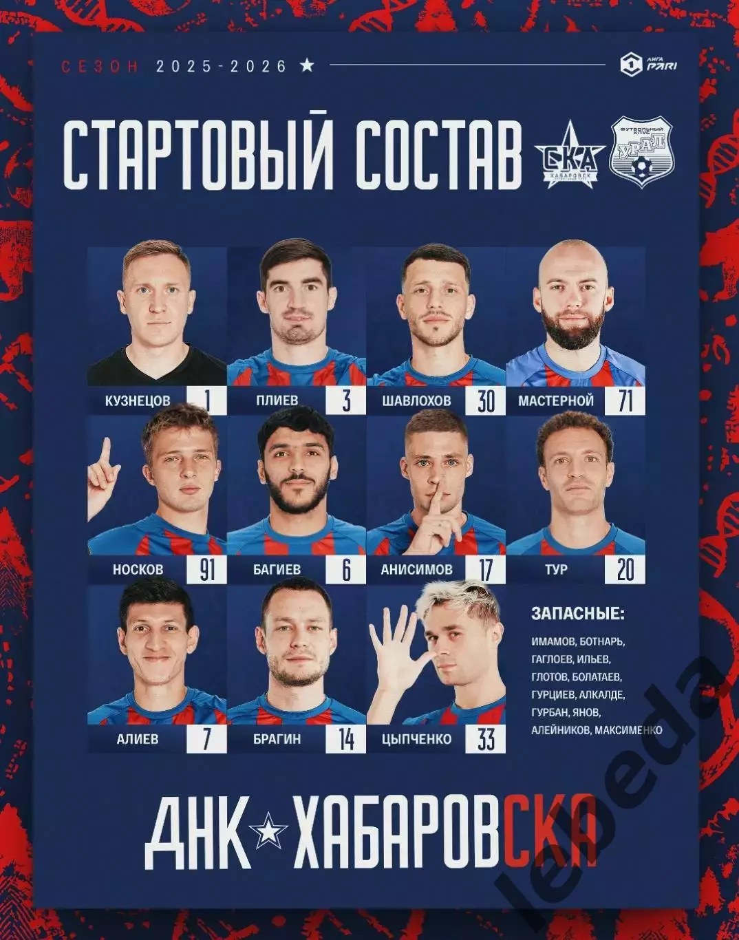 СКА Хабаровск - Урал Екатеринбург - 2025-2026 г. (9.11.25.) 1