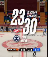 Спартак Москва - Сибирь Новосибирск - 2025-2026 г. (10.11.25.)