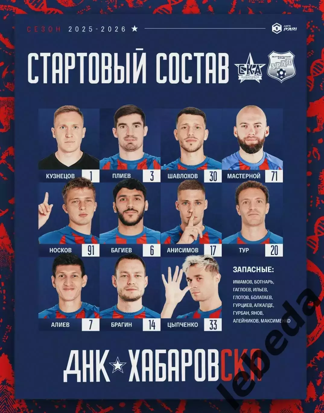 СКА Хабаровск - Урал Екатеринбург - 2025-2026 год. (9.11.25.) 2