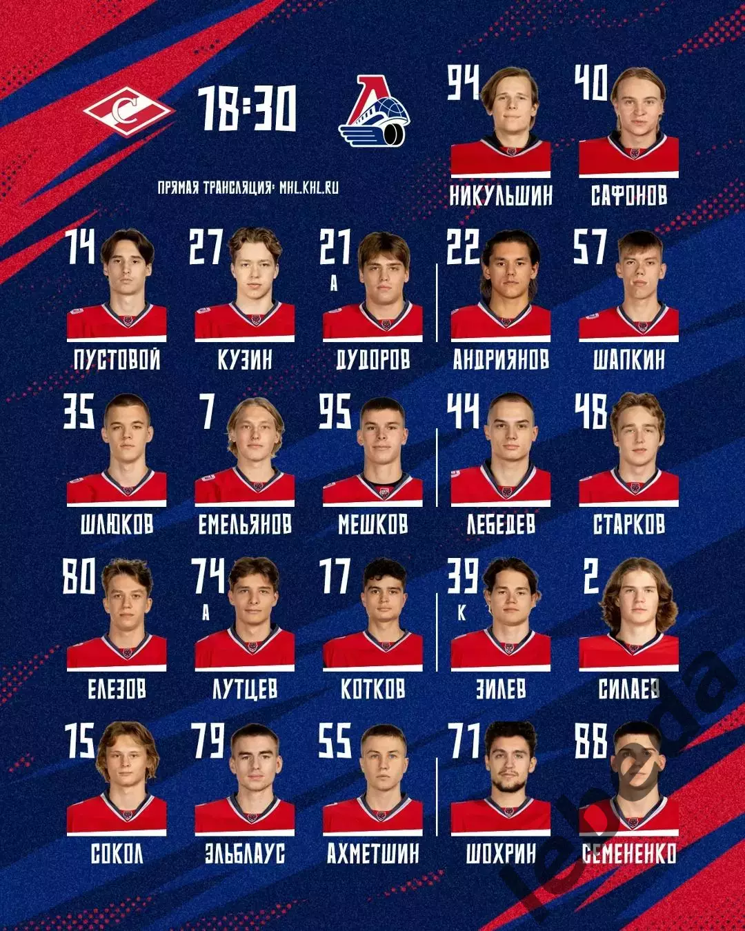 МХК Спартак М - Локо Ярославль- 2025-2026 г. (11.11.25.) 1