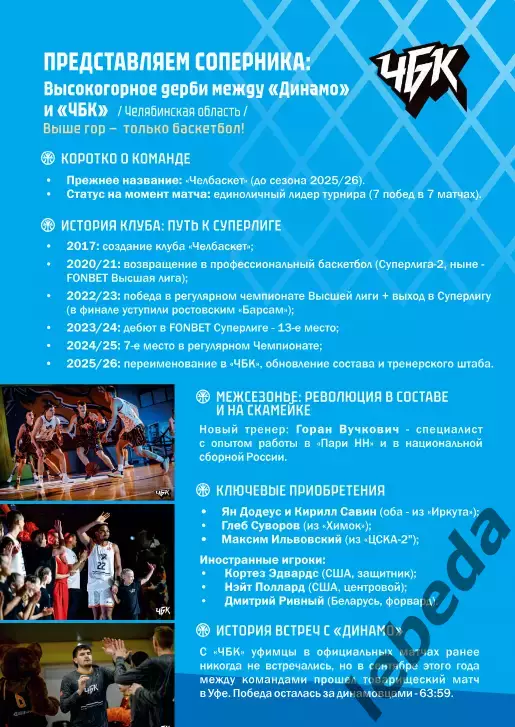 БК Динамо (Уфа) - БК Металлург (Магнитогорск) - 2025 г. (16.11.2025.) 1