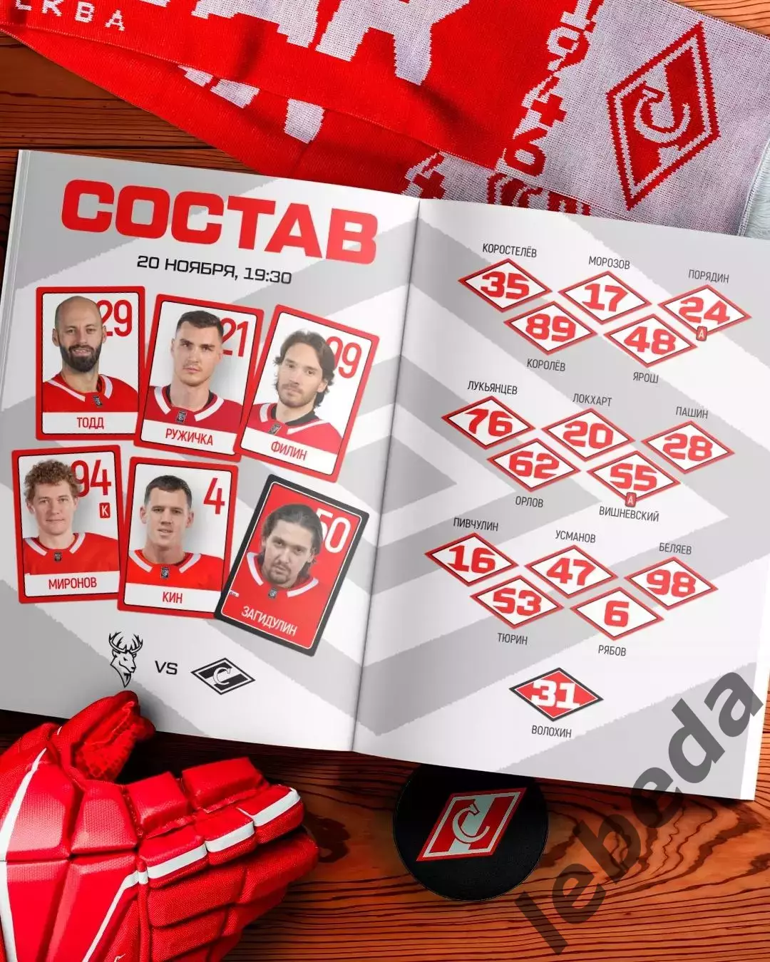 Торпедо НН - Спартак Москва - 2025 / 2026 год. (20.11.25.) 2