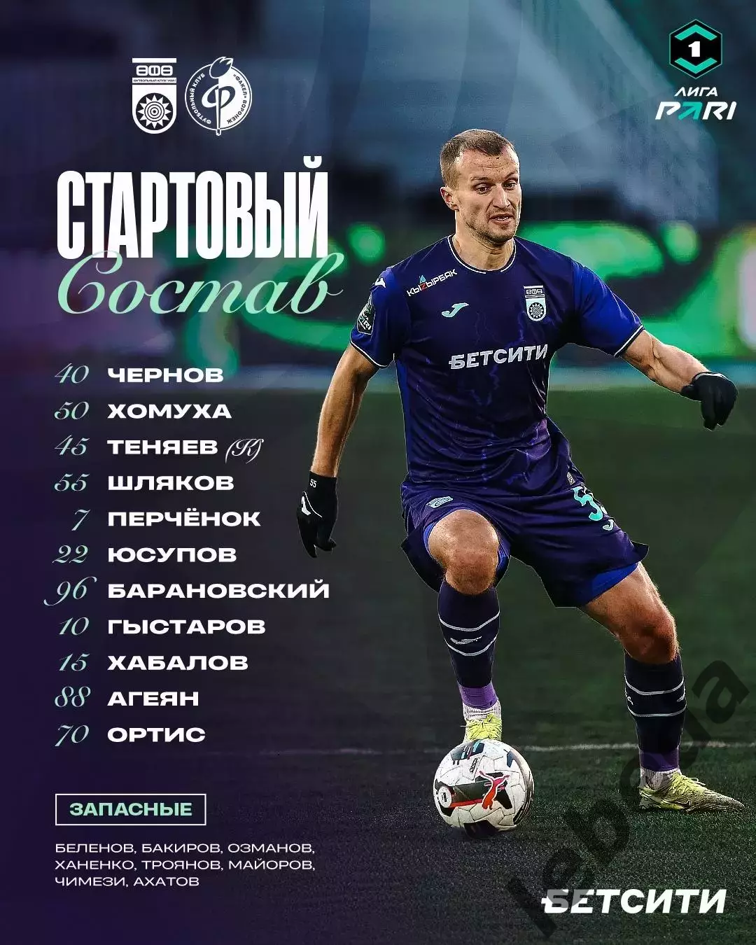 Уфа - Факел воронеж - 2025 / 2026 г. (23.11.25.) 1