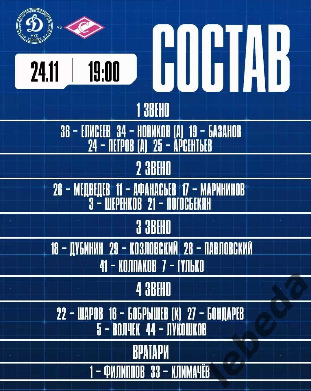 Динамо Карелия - МХК Спартак - 2025-2026 год. (24.11.25.) 2