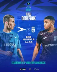 Чайка - Уфа - 2025-2026 г. (29.11.2025.)