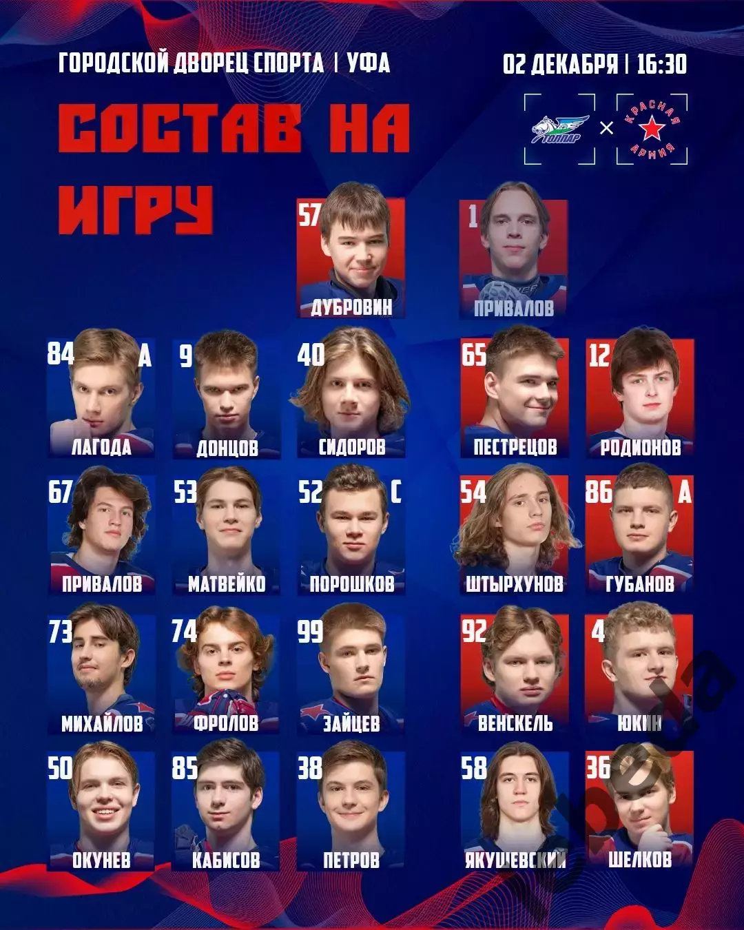 Толпар Уфа - Красная Армия Уфа - 2025-2026 г. (2.12.2025.) 2