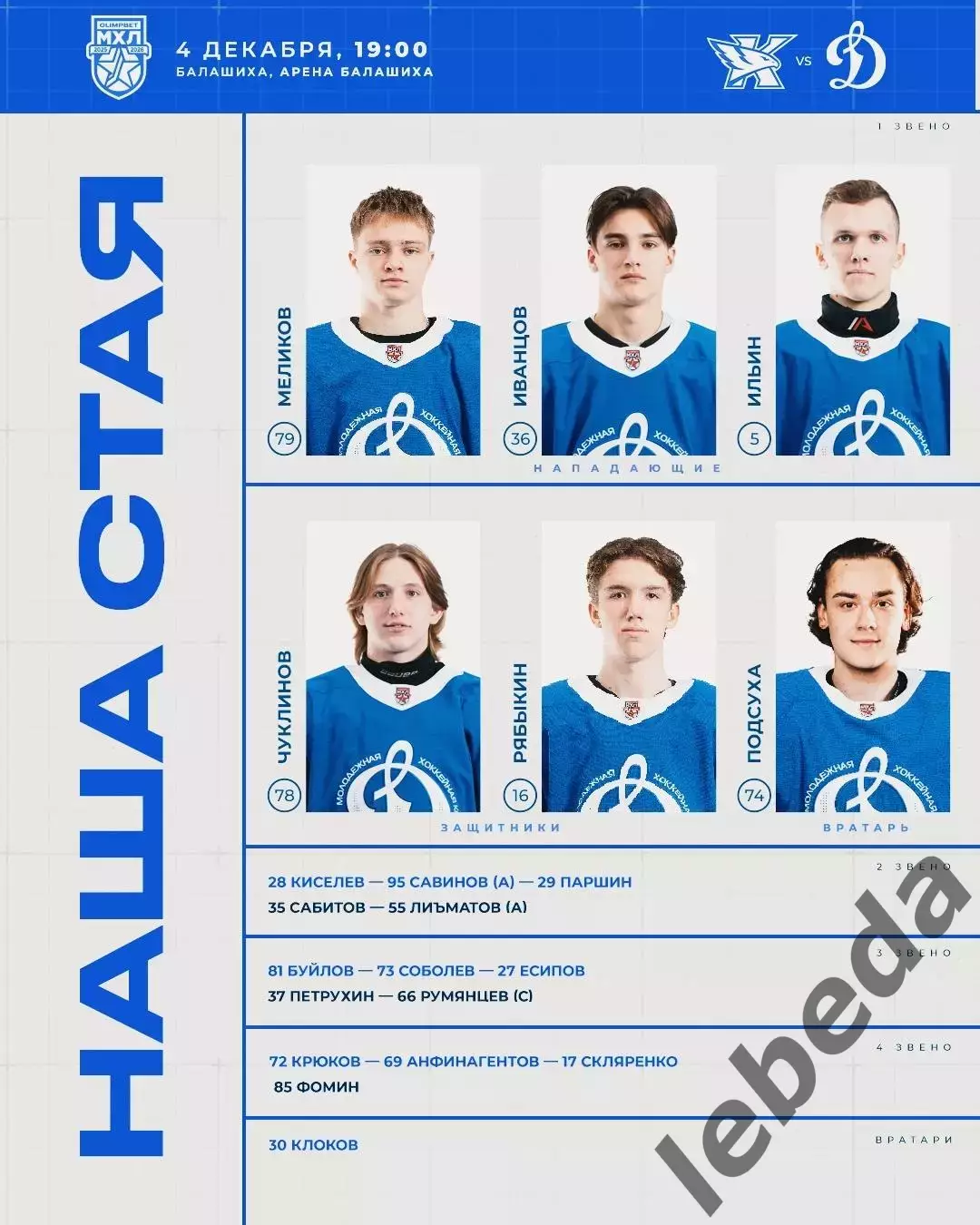 Капитан Ступино - МХК Динамо Москва - 2025-2026 г. (4.12.2025.) 1