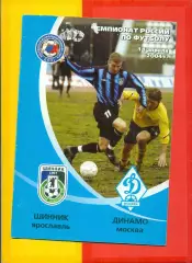 Шинник Ярославль - Динамо Москва -2004 г. (11.04.04.)