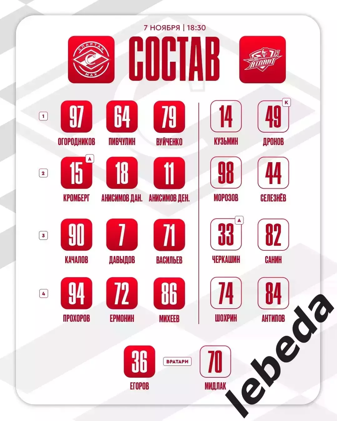 МХК Спартак МАХ Москва - Атлант Мытищи - 2025-2026 год. (7.11.25.) 1