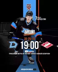 Динамо Шинник (Бобруйск) - МХК Спартак М - 2024 / 2025. (28-29.10.25) Официальна