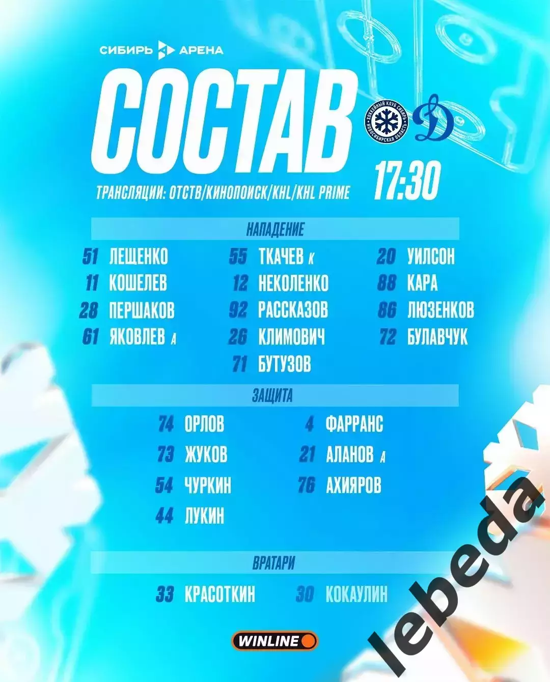 Сибирь Новосибирск - Динамо Москва - 2025-2026 г. (15.11.25.) 1