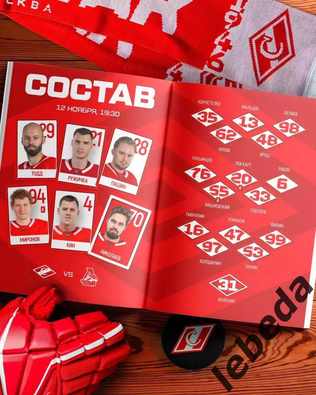 Спартак Москва - Локомотив Ярославль - 2025-2026 г. (12.11.25.) 1