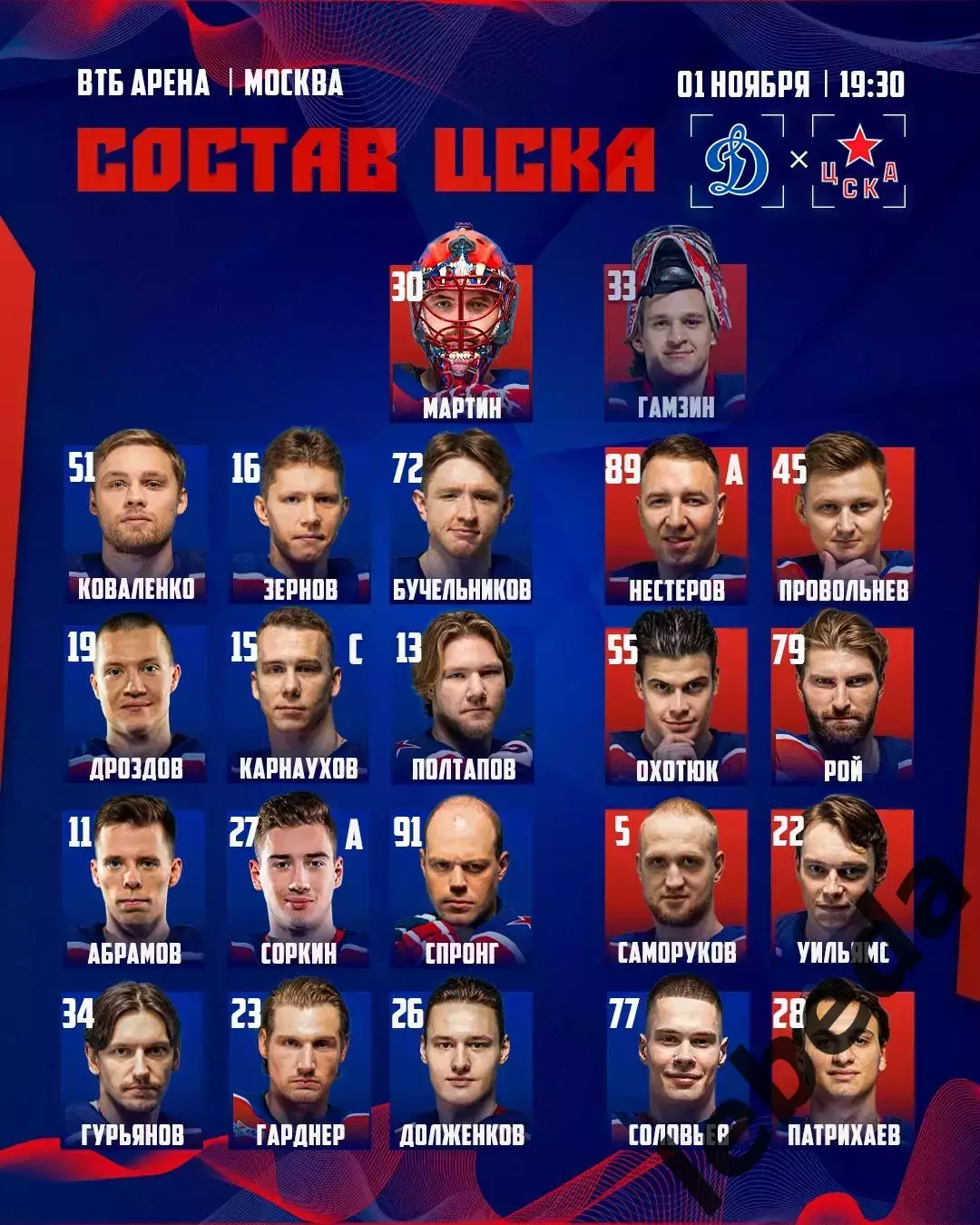 Динамо Москва - ЦСКА - 2025-2026 г. (1.11.25.) 1