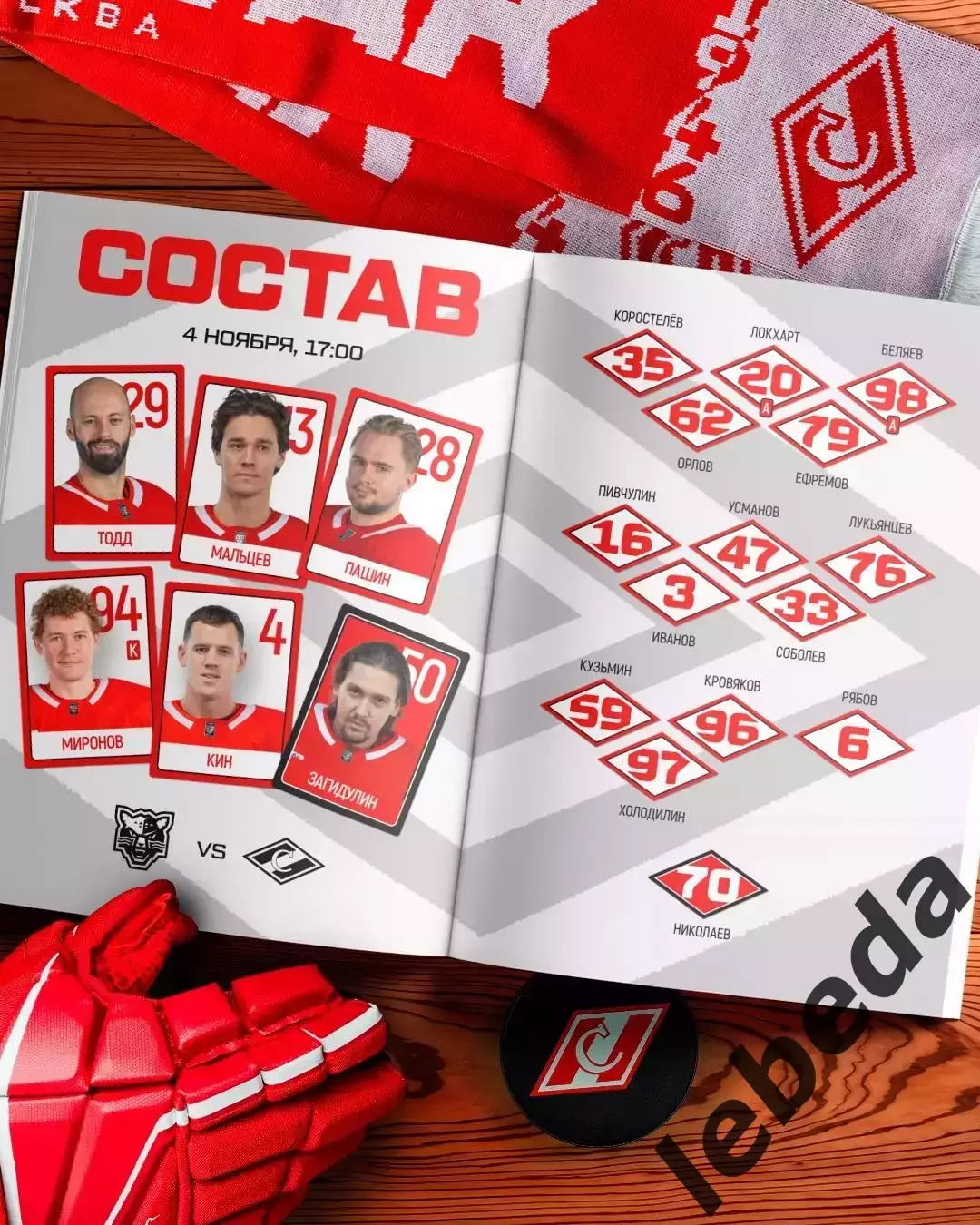 ХК Сочи - Спартак Москва - 2025-2026 г. (4.11.25.) 2