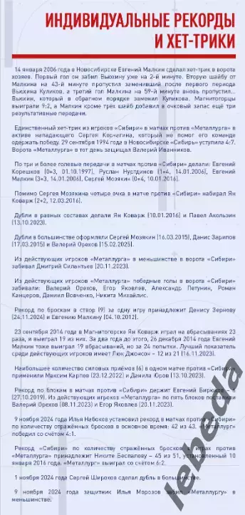 Металлург Магнитогорск - Сибирь Новосибир - 2025-2026 г. (29.09.25.) официальная 3