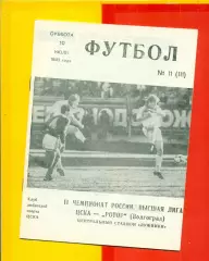 ЦСКА - Ротор Волгоград - 1993 г. (10.07.93.)