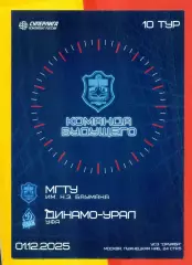 МГТУ (Москва) - Динамо-Урал (Уфа) - 2025 / 2026 г. (01.12.25.)