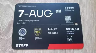ФК Рига Латвия - Бейтар Израиль 07.08.2025
