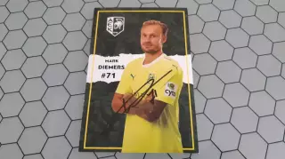 Автограф Mark Diemers / АЕК(Ларнака, Кипр)