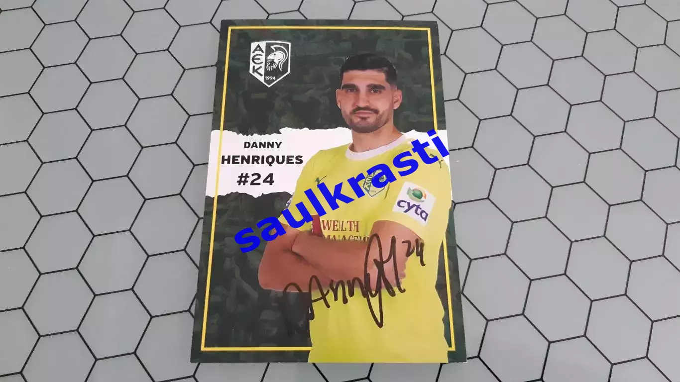 Автограф Danny Henriques / АЕК(Ларнака, Кипр)