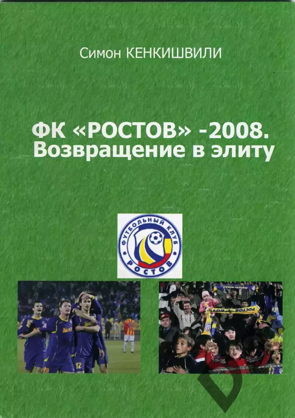 Кенкишвили ФК Ростов - 2008. Возвращение в элиту