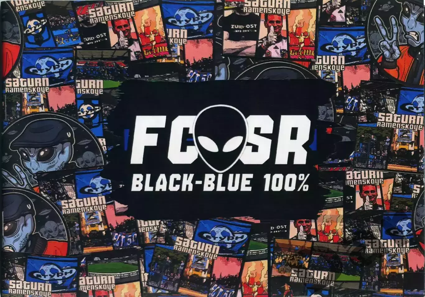 Фанзин FCSR Black-Blue 100% Фанаты раменского Сатурна