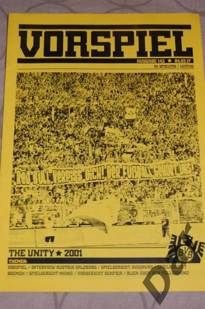 Фанзин Vorspiel к матчам дортмундской Боруссии (04.02.17)