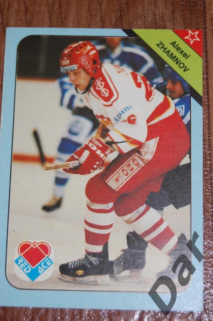 RED ACE Russian Hockey Stars 1992 Алексей Жамнов