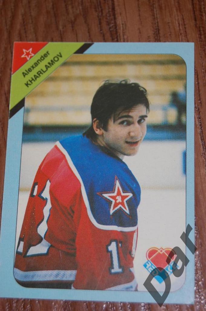 RED ARED ACE Russian Hockey Stars 1992 Александр Харламов (ЦСКА Москва)