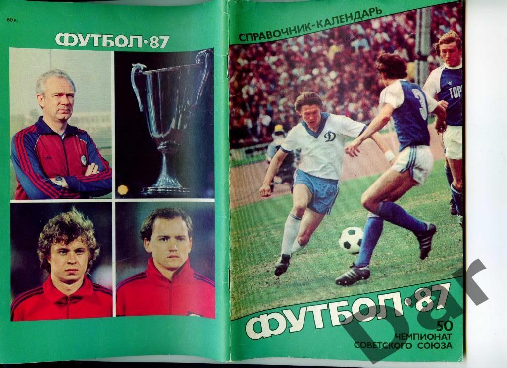 Футбол. Москва. Советский спорт. 1987