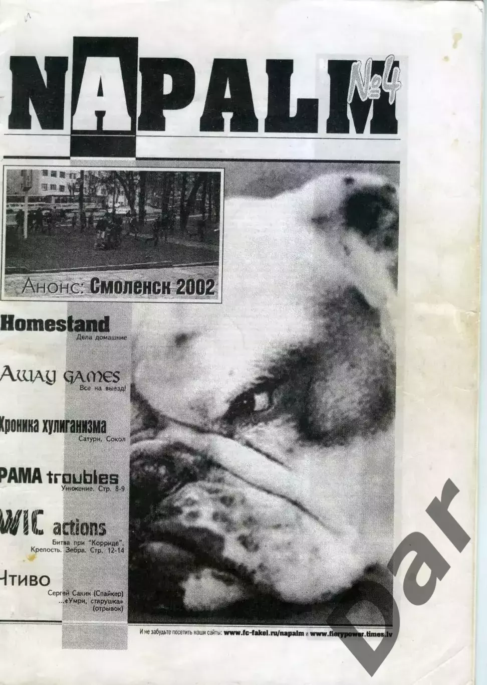 Фанзин Napalm №4 ФК Факел (Воронеж)