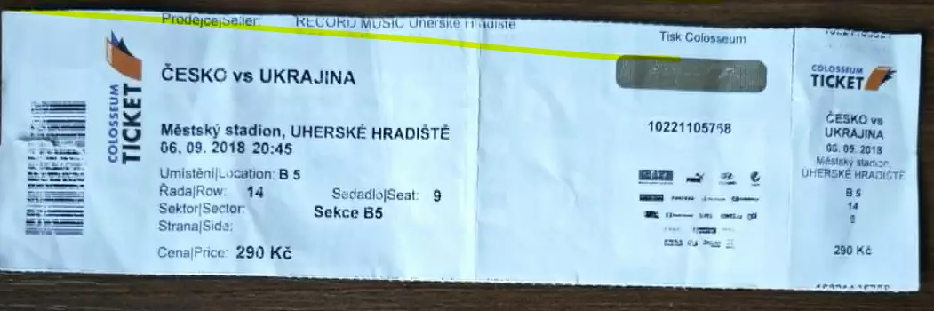 Чехия-украина-2018 Оригинал