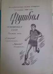 Спартак Орджоникидзе Динамо Ставрополь -1986